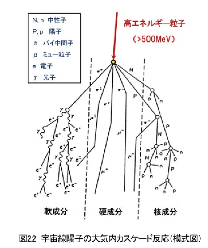 宇宙からの自然放射線の影響